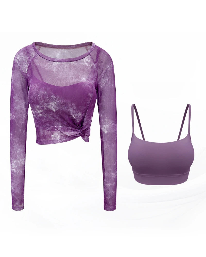 タイダイ通気性2点セットトップス3031