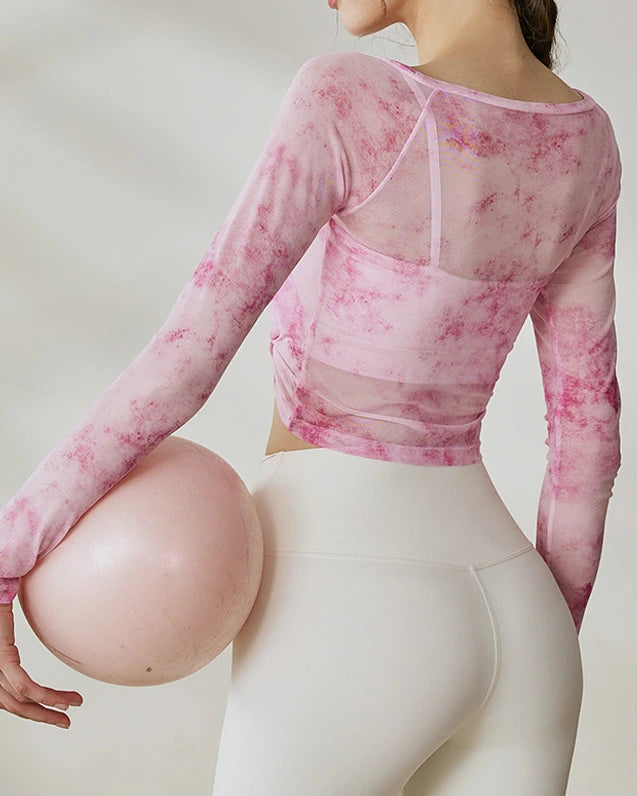 タイダイ通気性2点セットトップス3031