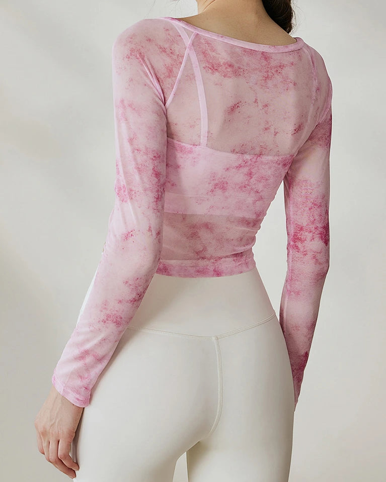 タイダイ通気性2点セットトップス3031