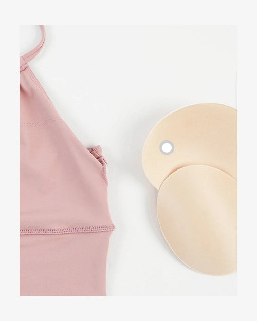 くすみフロントギャザーバッククロスヨガトップ 3022