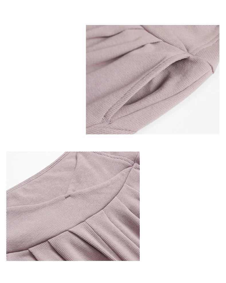 重ねウエストサイドスリットヨガパンツ3026