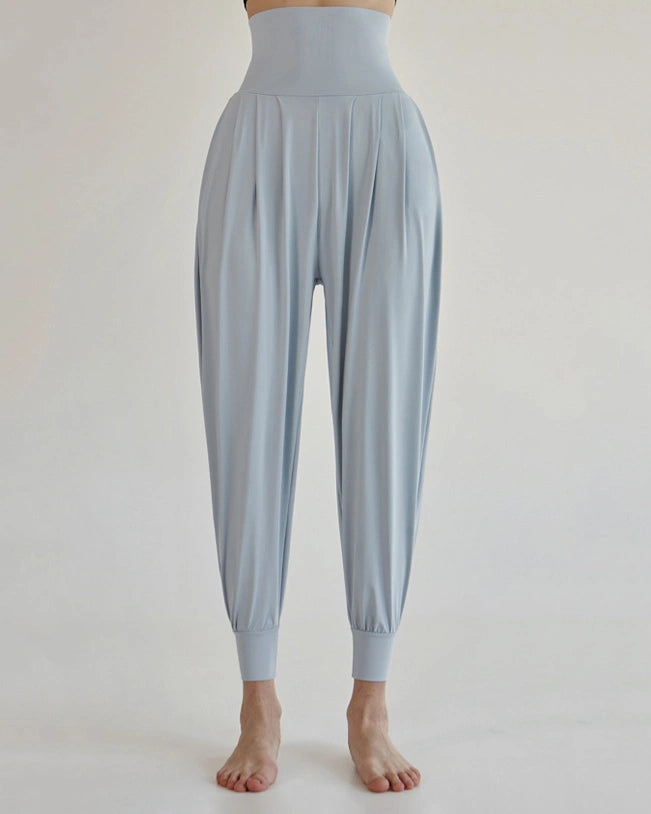 プリーツドレープヨガパンツ3027