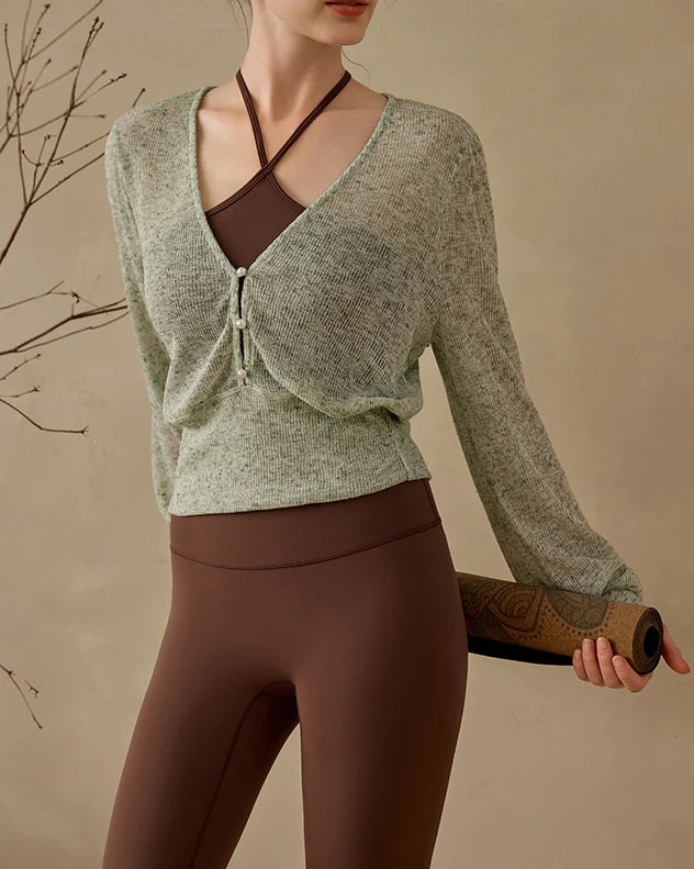 レジェールヨガカーディガン3029