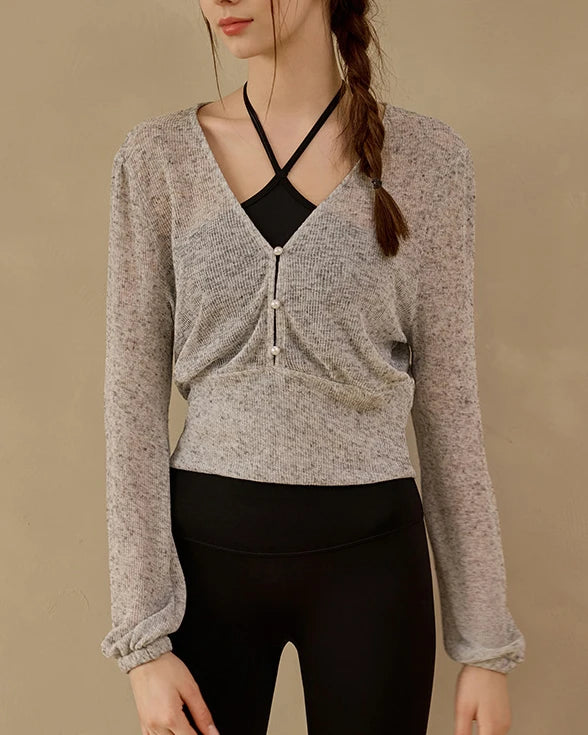 レジェールヨガカーディガン3029