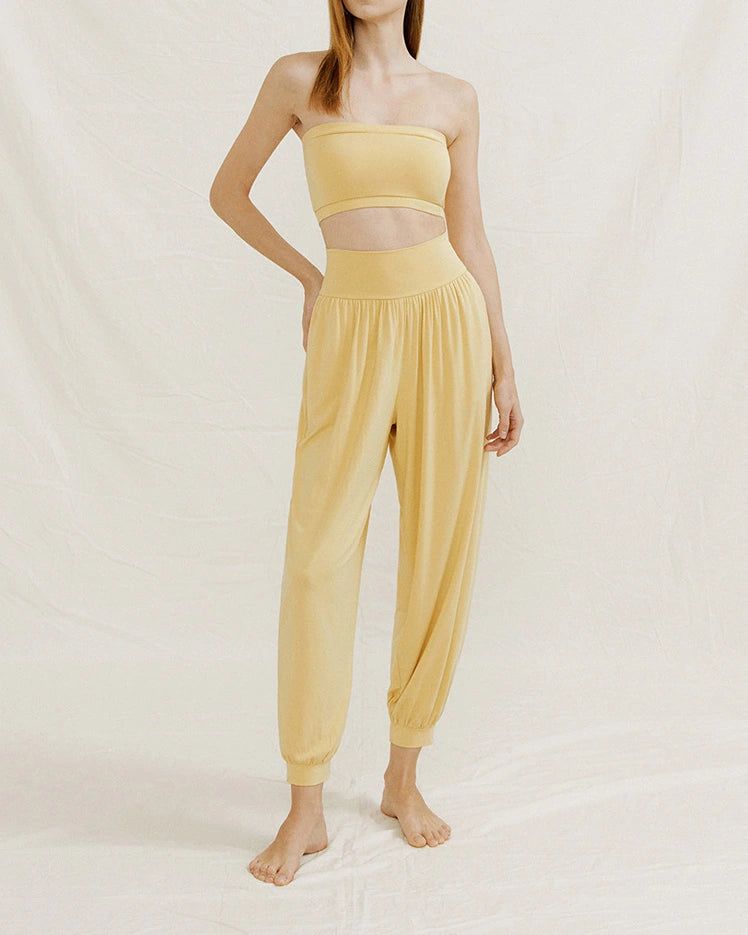 くすみヨガフローセットアップ 3036