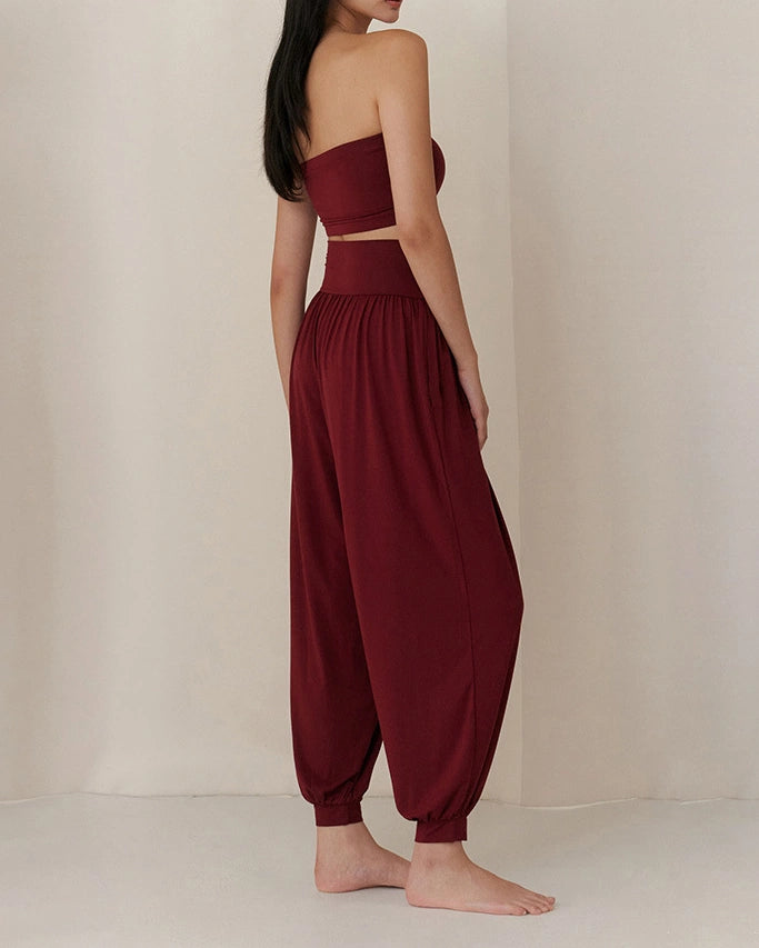 くすみヨガフローセットアップ 3036