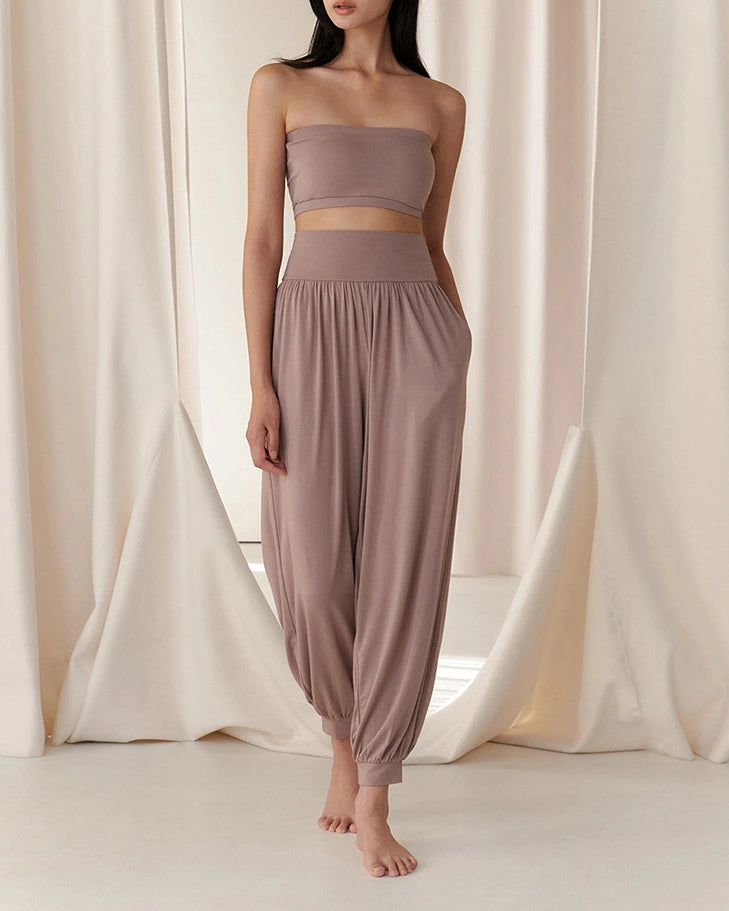 くすみヨガフローセットアップ 3036