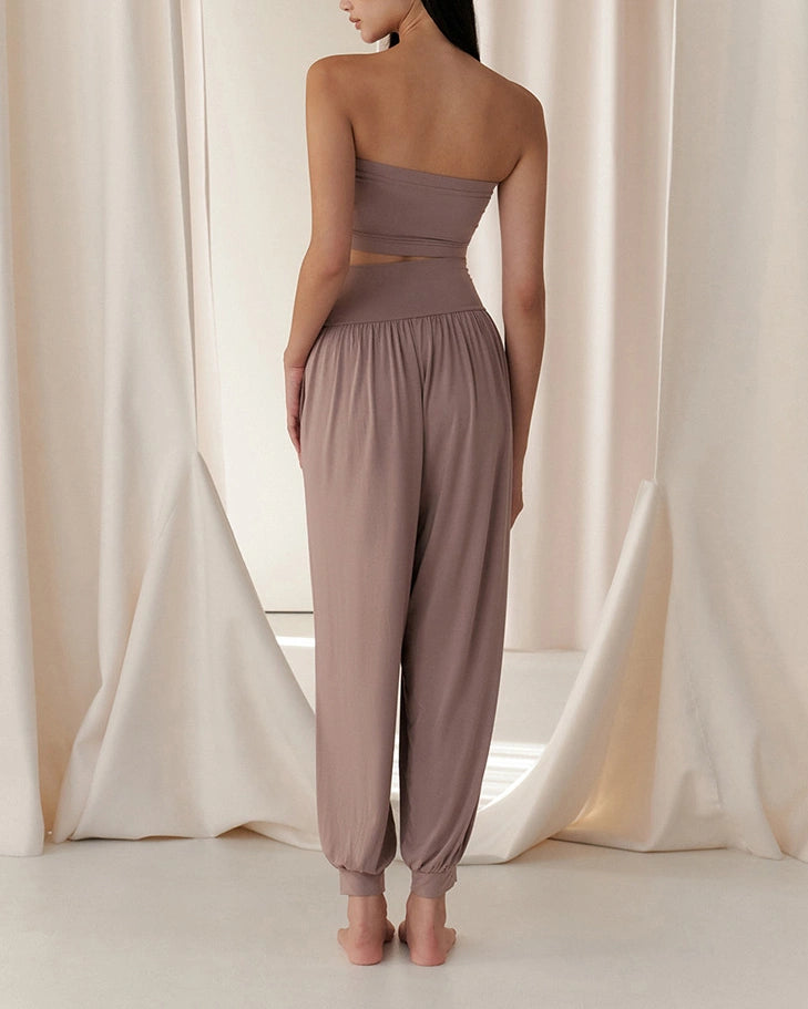 くすみヨガフローセットアップ 3036