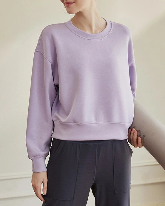 ドロップショルダースウェットクルーネックシャツ3041