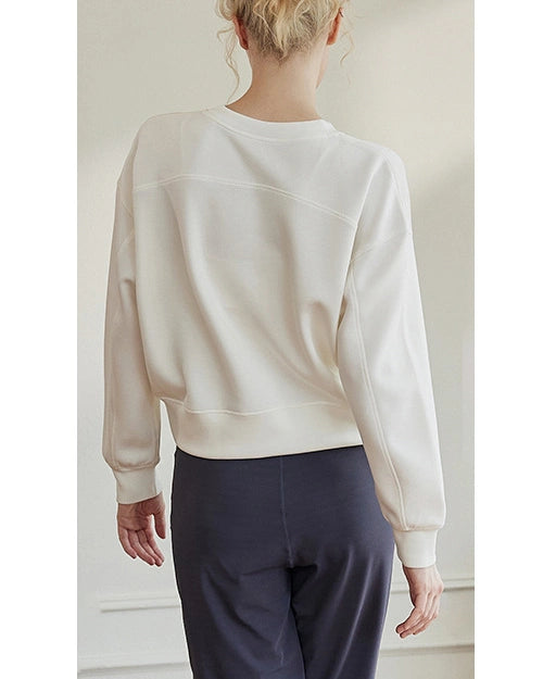 ドロップショルダースウェットクルーネックシャツ3041