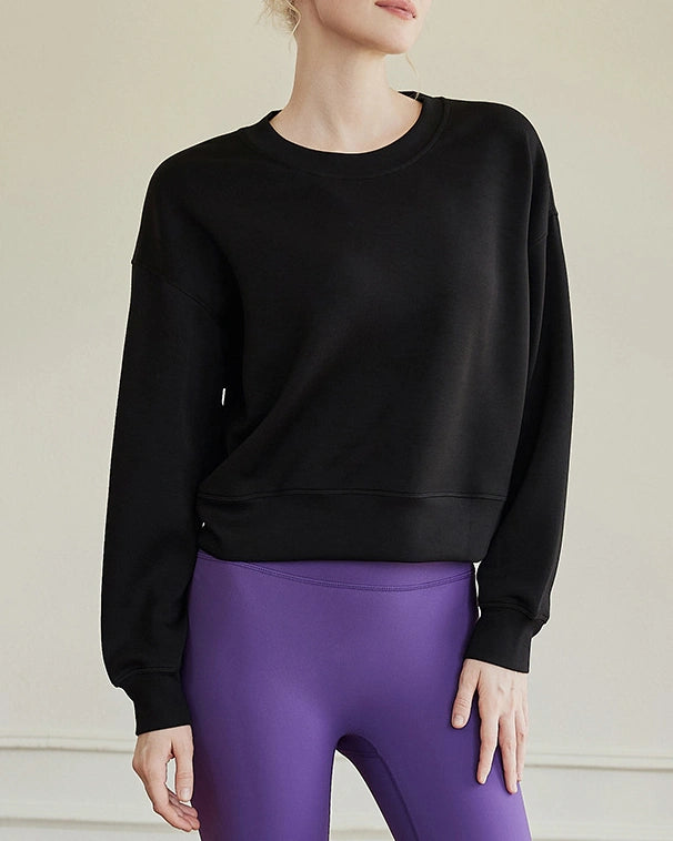 ドロップショルダースウェットクルーネックシャツ3041