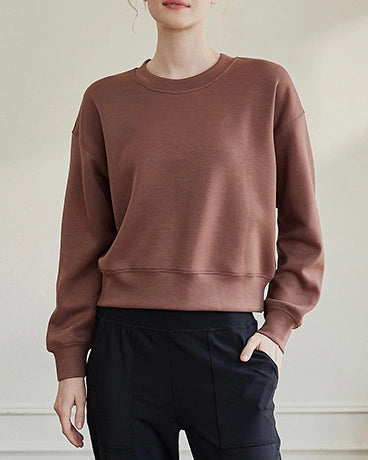 ドロップショルダースウェットクルーネックシャツ3041