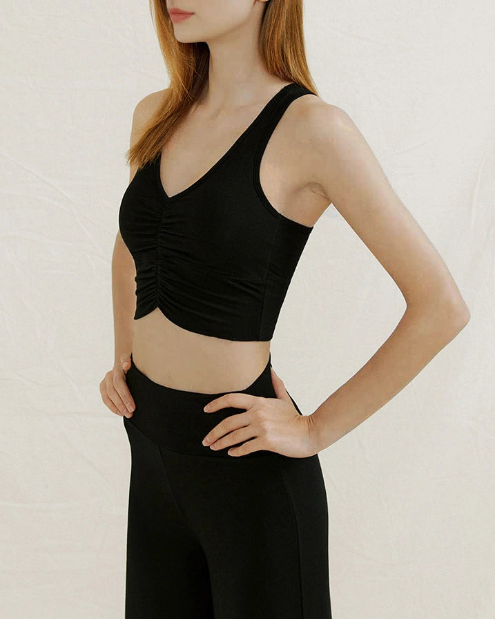 九分丈キャミソール＆ヨガパンツセットアップ 3042