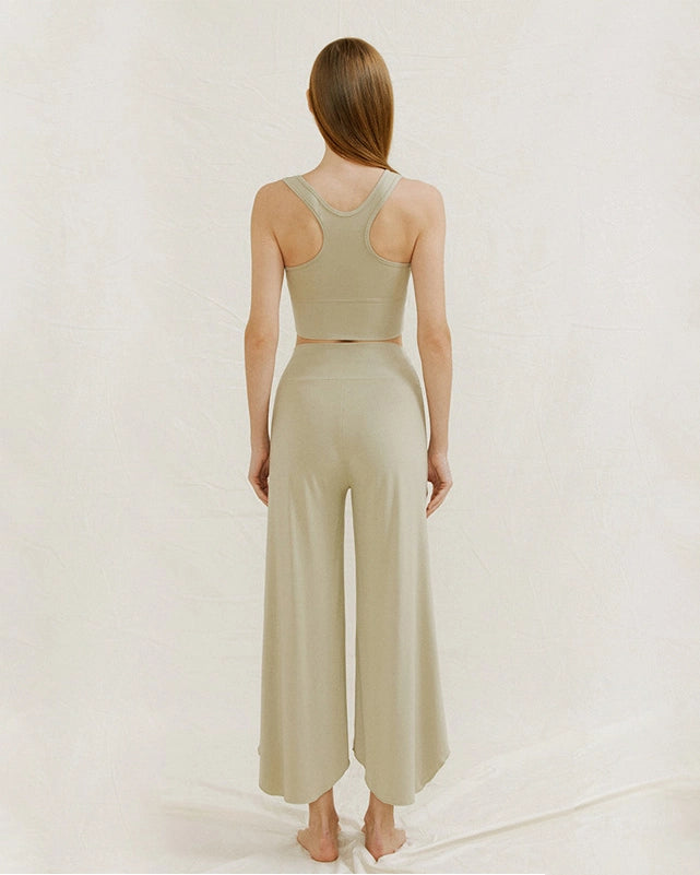 九分丈キャミソール＆ヨガパンツセットアップ 3042