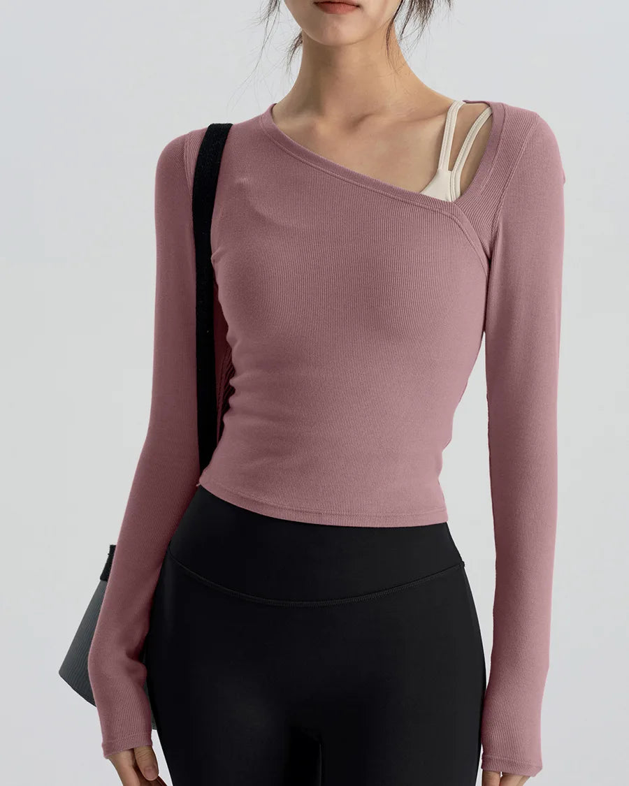 スキンラインヨガロングスリーブ 3045