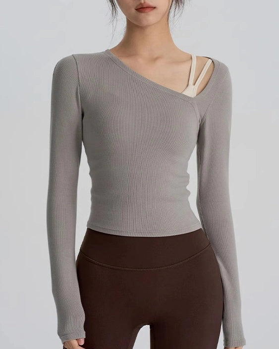 スキンラインヨガロングスリーブ 3045