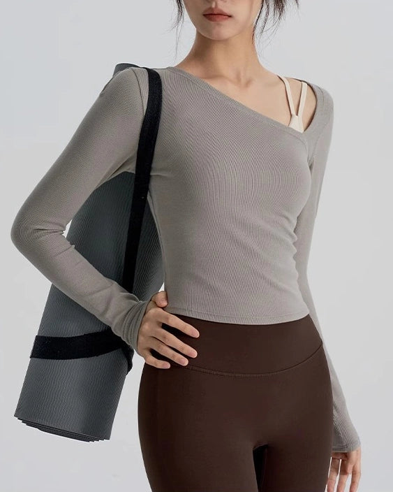 スキンラインヨガロングスリーブ 3045