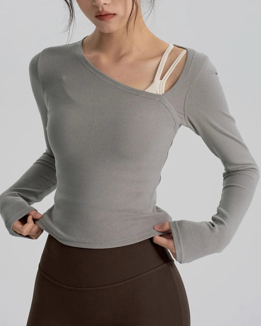 スキンラインヨガロングスリーブ 3045