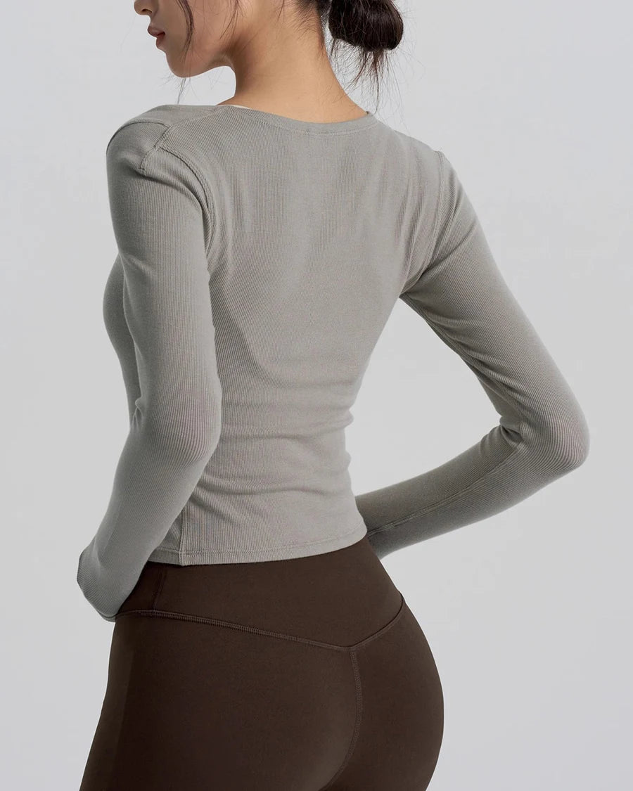 スキンラインヨガロングスリーブ 3045