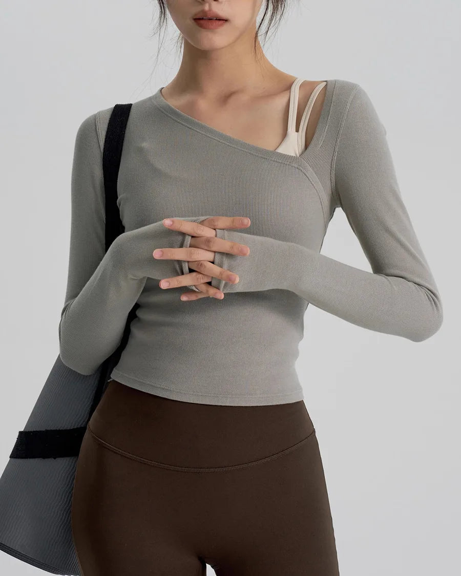 スキンラインヨガロングスリーブ 3045