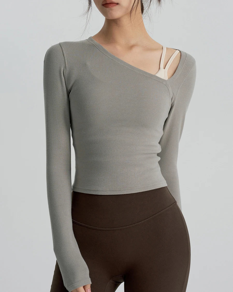 スキンラインヨガロングスリーブ 3045