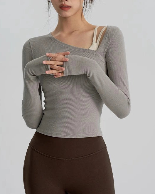 スキンラインヨガロングスリーブ 3045