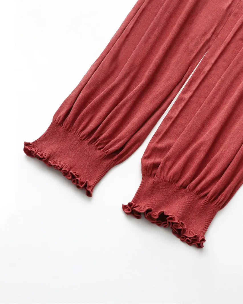 フリルヘムアラジンパンツ 3047