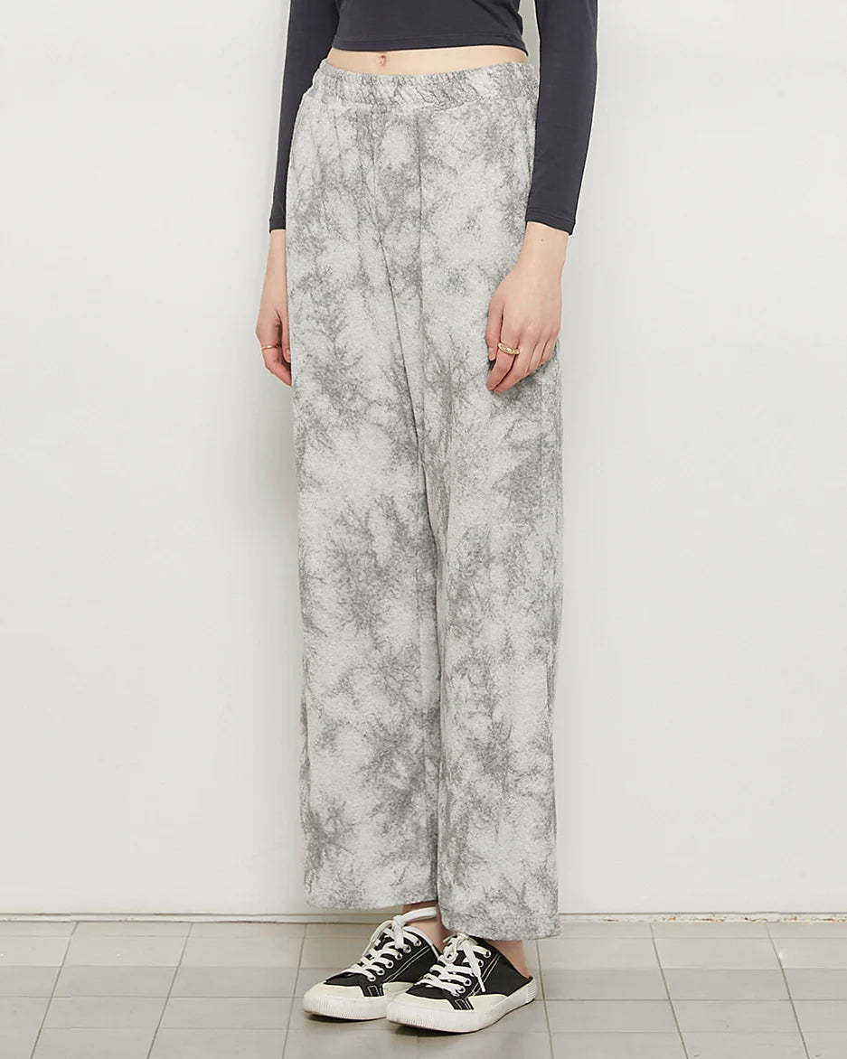 アースカラータイダイワイドパンツ3049