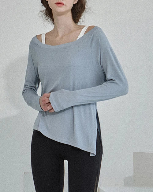 プリュネルヨガカットソー3051