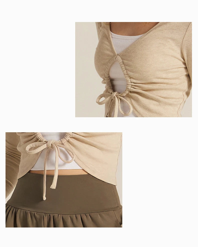 セミニョンヨガカーディガン 3063