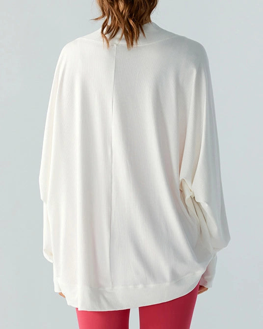 リブニットドルマンスリーブカーディガン 3068