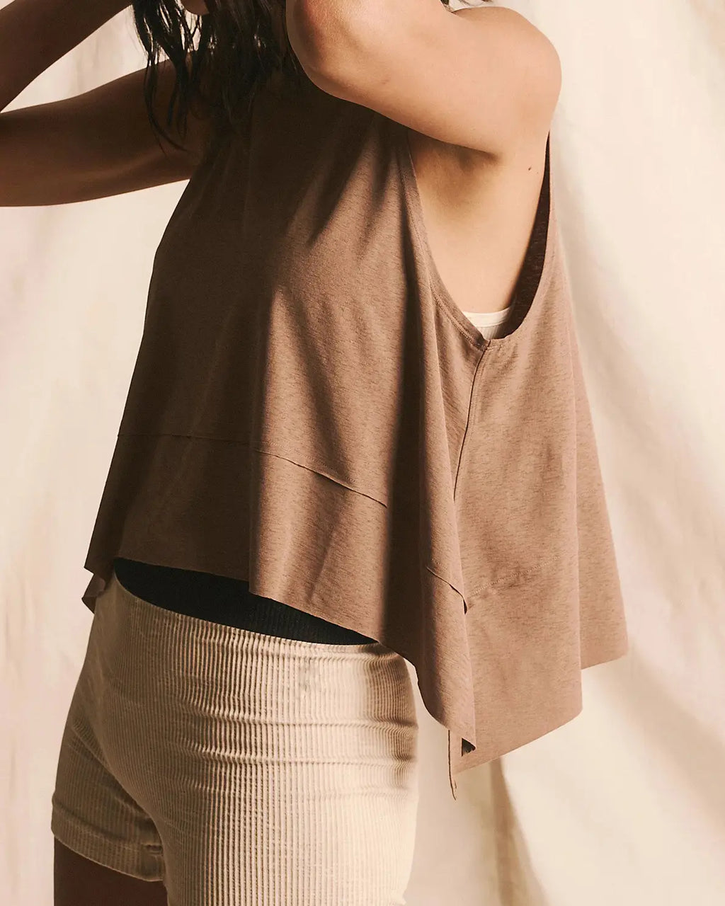 シャルムドゥスールフレアヘムヨガタンク 3070