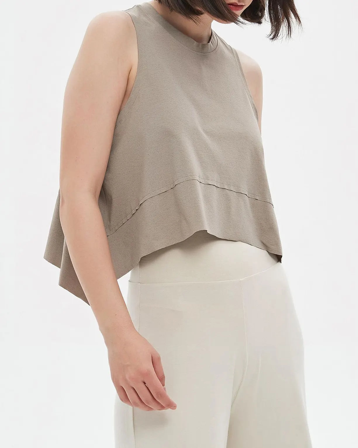 シャルムドゥスールフレアヘムヨガタンク 3070