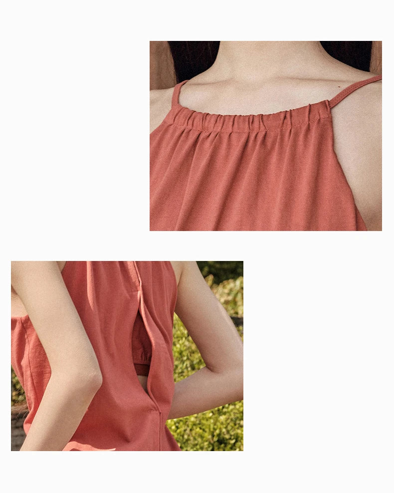 ホルターネックバックスリットトップ 3081