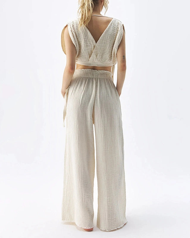 ゴーフルワッフルフィットネスパンツ 3084