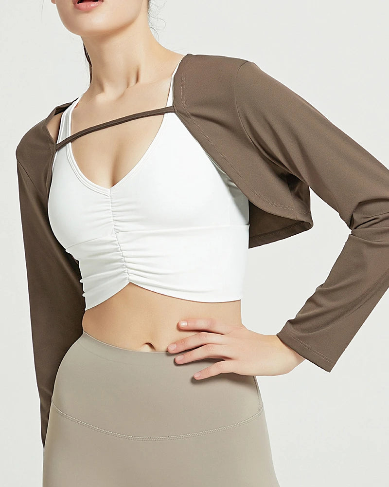 ナチュラルカラーボレロカバーアップ 3088