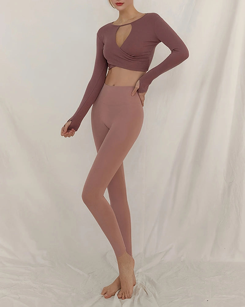 アモフロントクロスロングスリーブ 3103