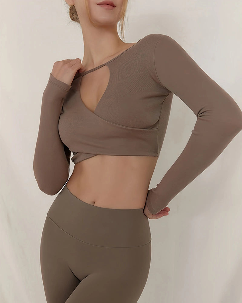 アモフロントクロスロングスリーブ 3103