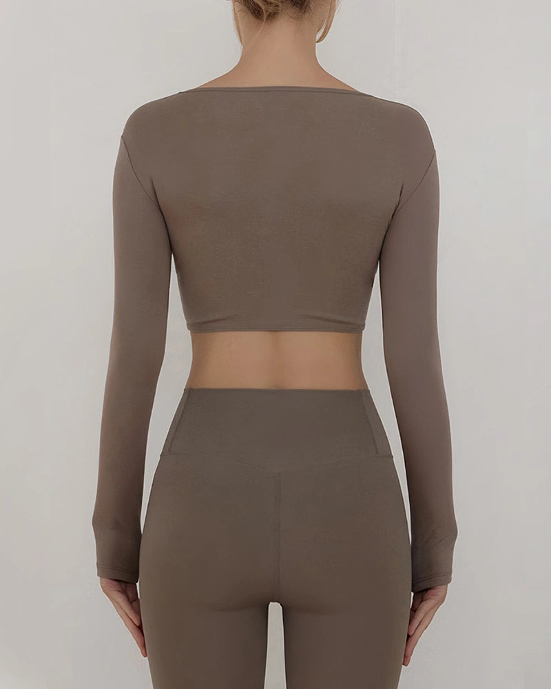 アモフロントクロスロングスリーブ 3103