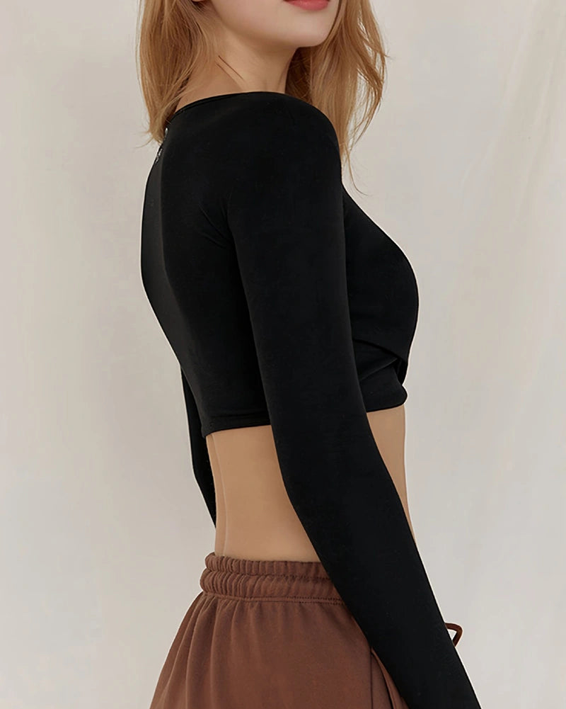 アモフロントクロスロングスリーブ 3103