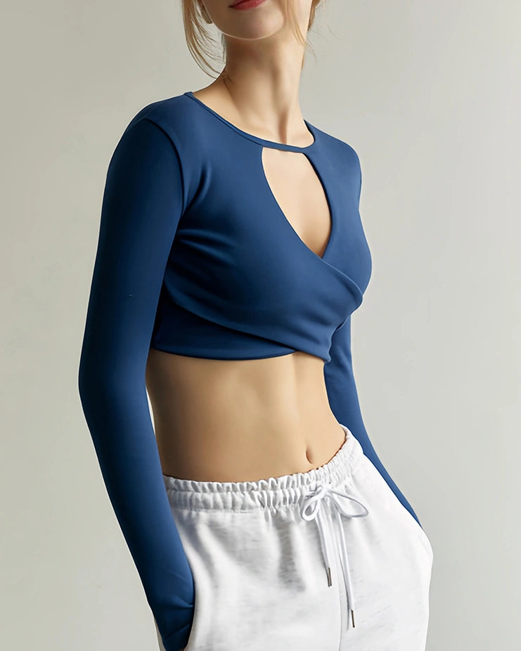 アモフロントクロスロングスリーブ 3103