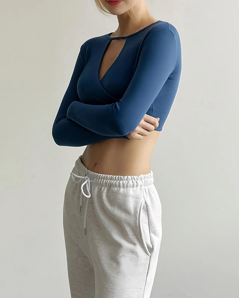 アモフロントクロスロングスリーブ 3103