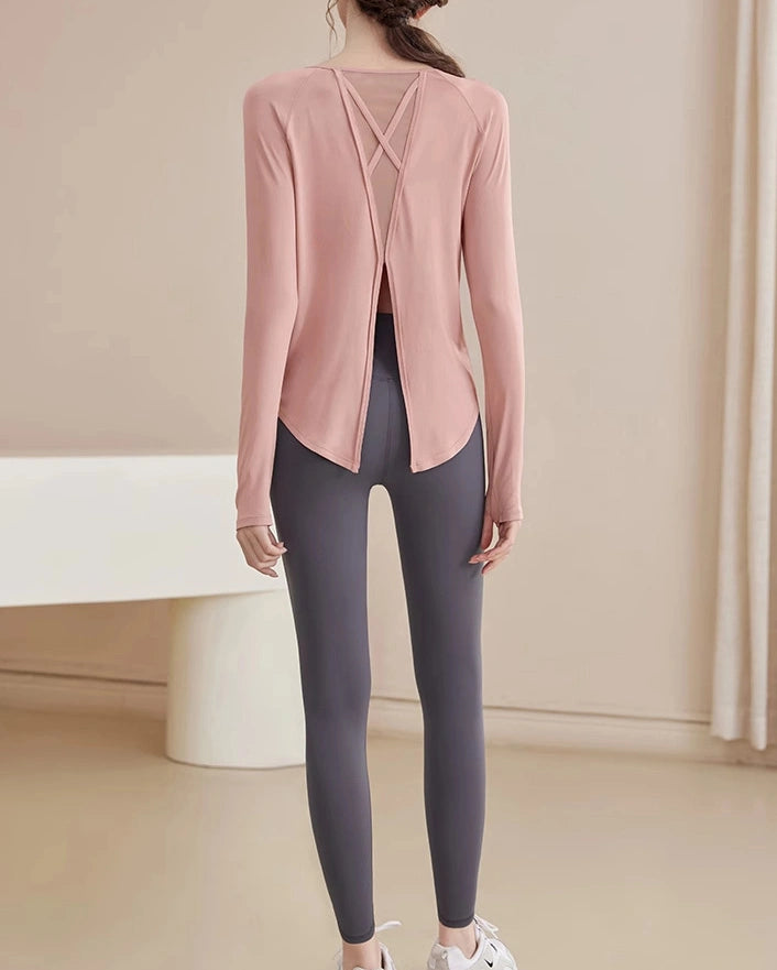 マカ二ヨガロングスリーブ 3104