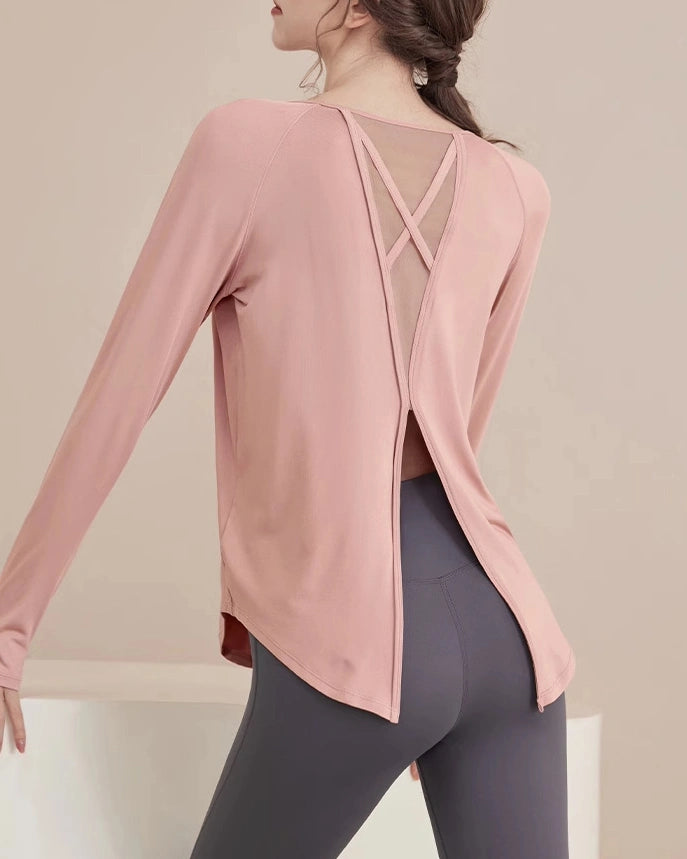 マカ二ヨガロングスリーブ 3104