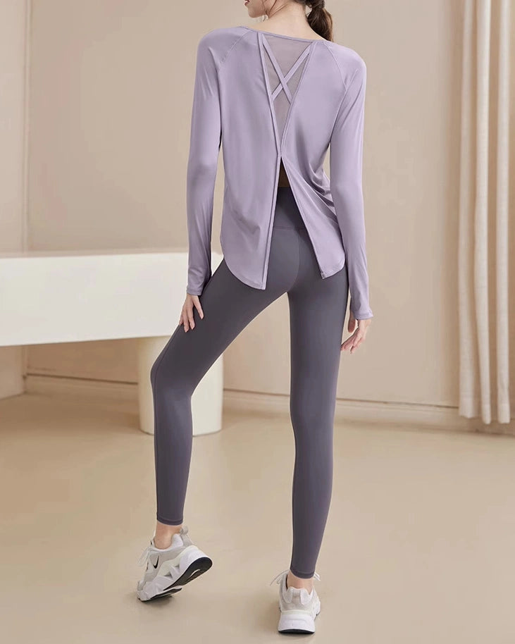 マカ二ヨガロングスリーブ 3104