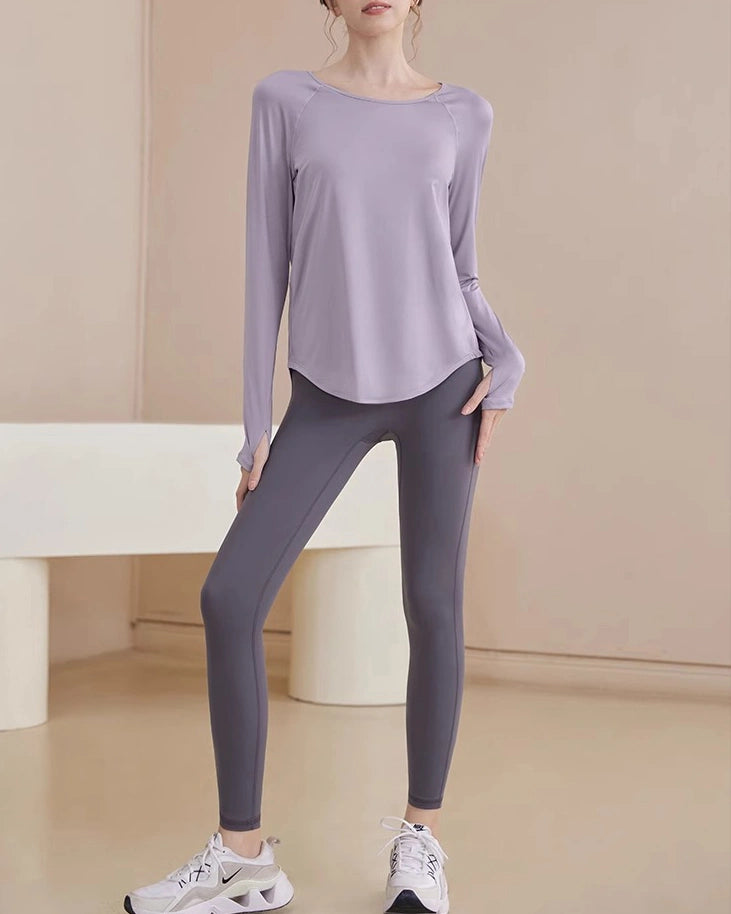 マカ二ヨガロングスリーブ 3104