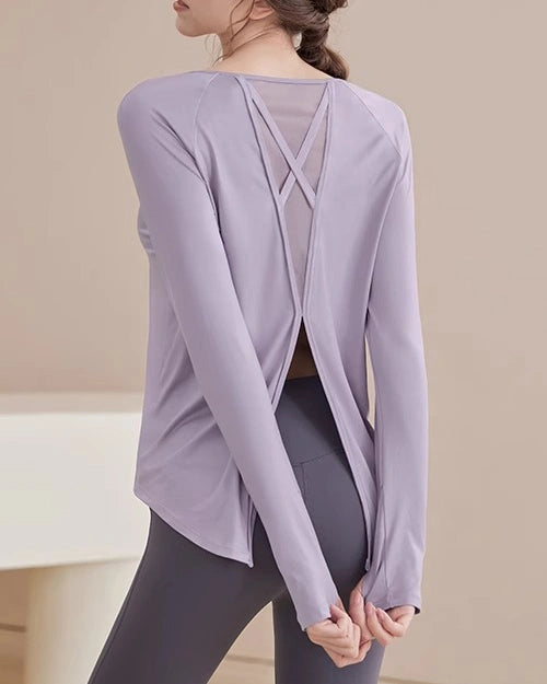 マカ二ヨガロングスリーブ 3104