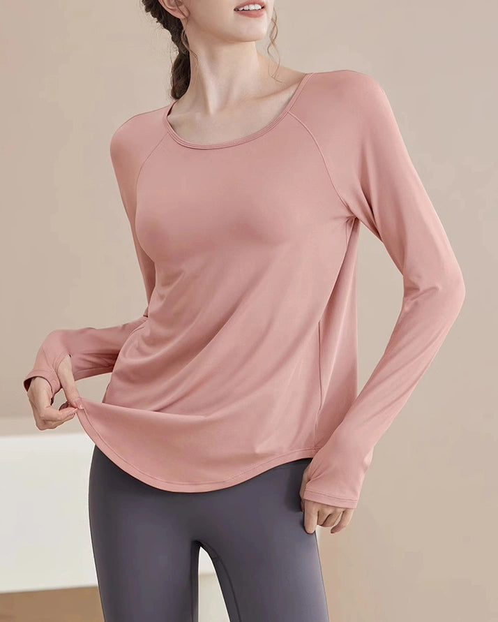 マカ二ヨガロングスリーブ 3104