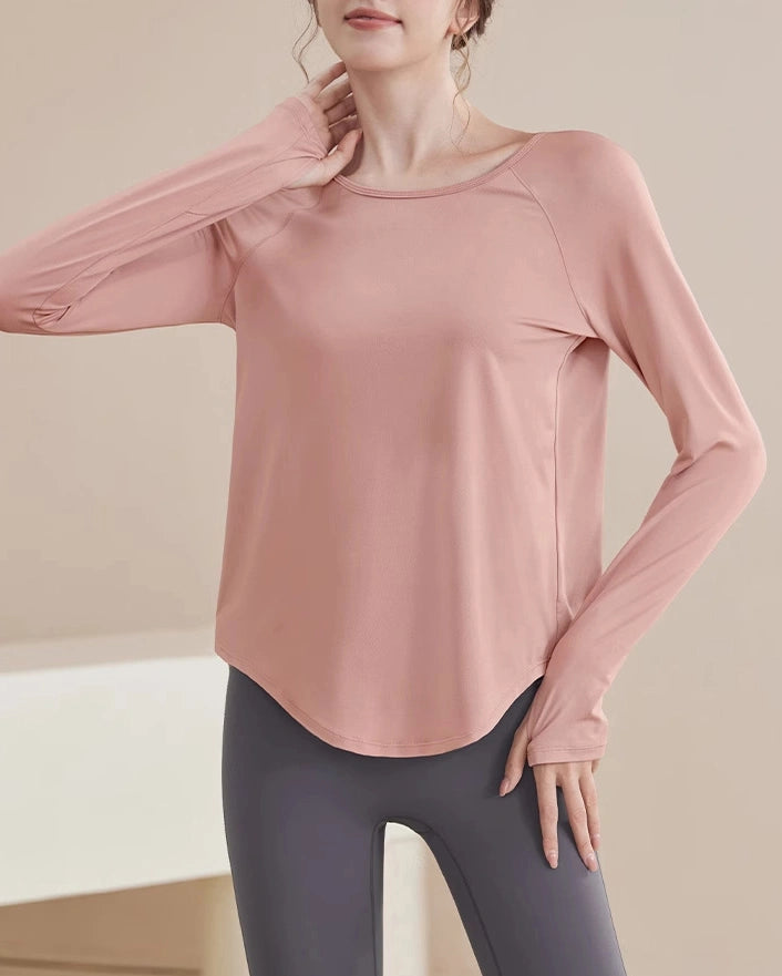 マカ二ヨガロングスリーブ 3104