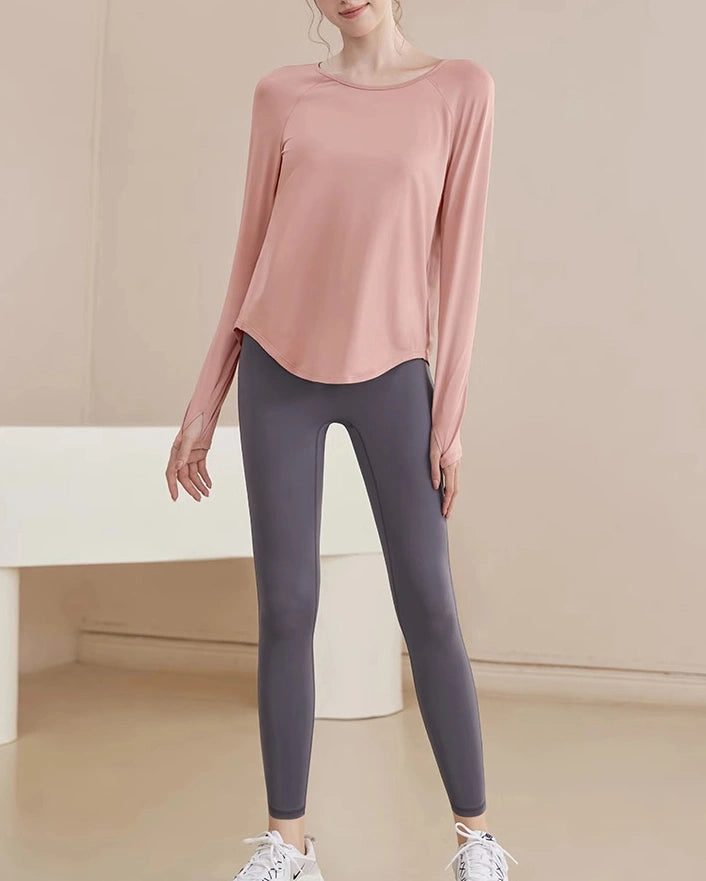 マカ二ヨガロングスリーブ 3104